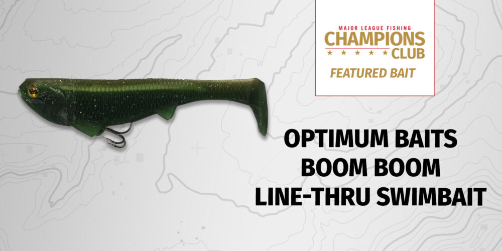 MLF Featured Bait: Optimum Baits Boom Boom Line-Thru Swimbait